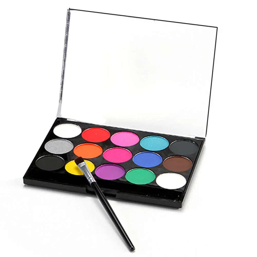15 цветов лицо макияж Пигмент дьявол Любители искусства водорастворимые вечерние