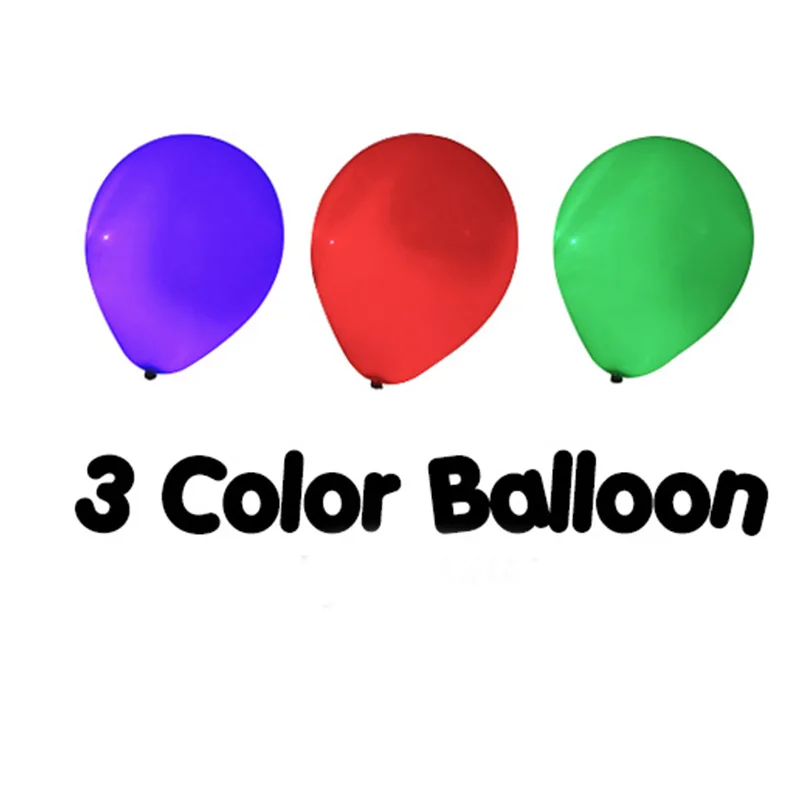 

3 Color Balloon Remote Control Magic Tricks Color Change Balloon Magia Magician Stage Illusions Gimmick Props Mentalism Fun