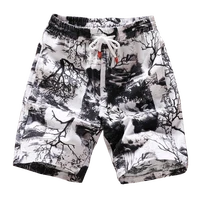 new fashion printed men cotton shorts mens casual shorts drawstring waist bermuda shorts s 4xl drop shipping abz262