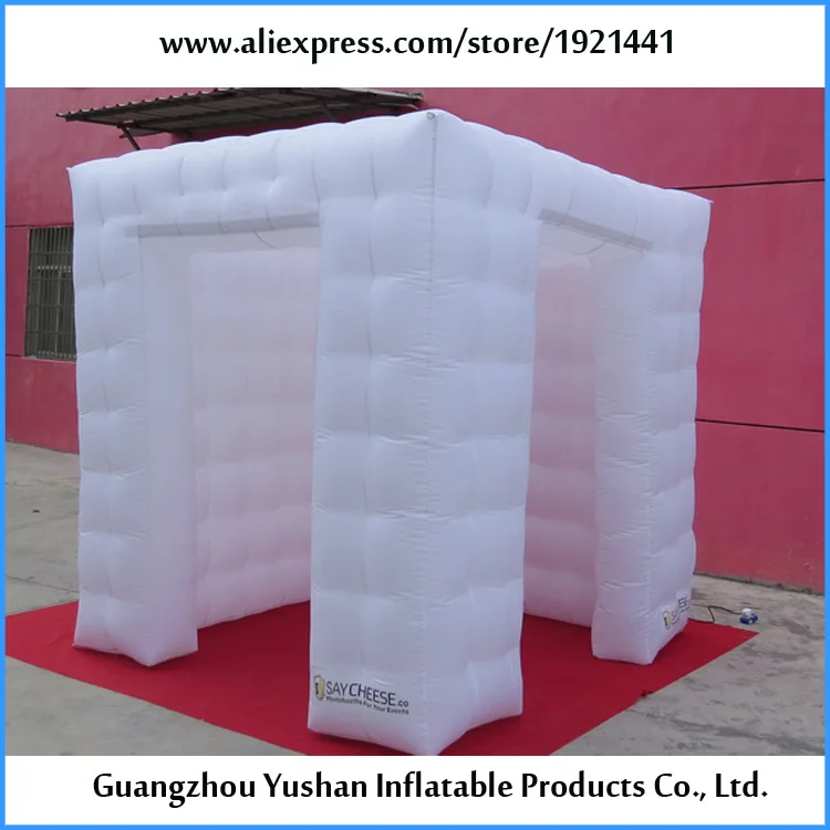 

DHL free ship 7.8ft inflatable shopping mall photo booth cabinet