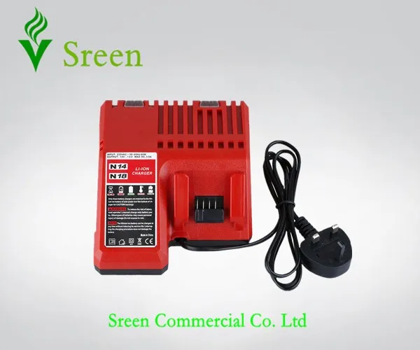 New 1500mAh Lithium Ion Rechargeable Battery Packs with Power Tool Charger Replacement for Milwaukee 18V M18 M14 XC Li18 | Электроника