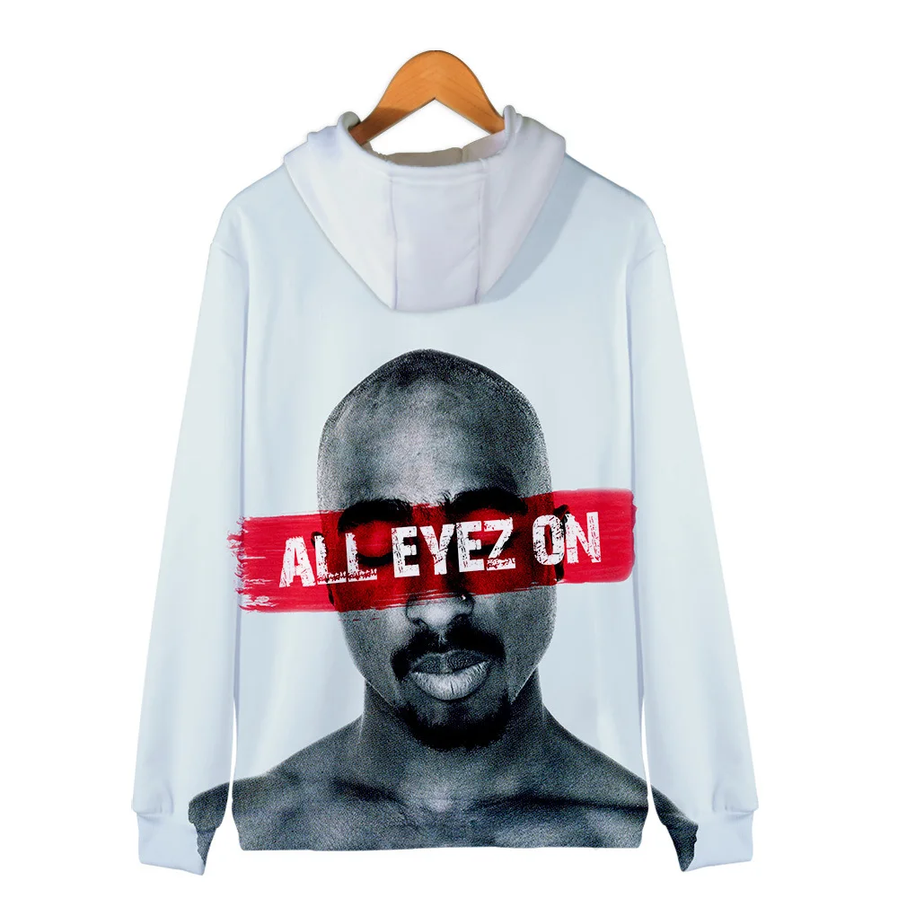 Tupac 2pac Толстовка для мужчин и женщин толстовка с капюшоном куртка пальто хип хоп одежда 2 pac все eyez на мне
