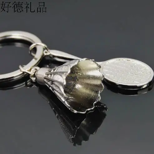 

Sports gift badminton keychain key ring key chain gift male women's