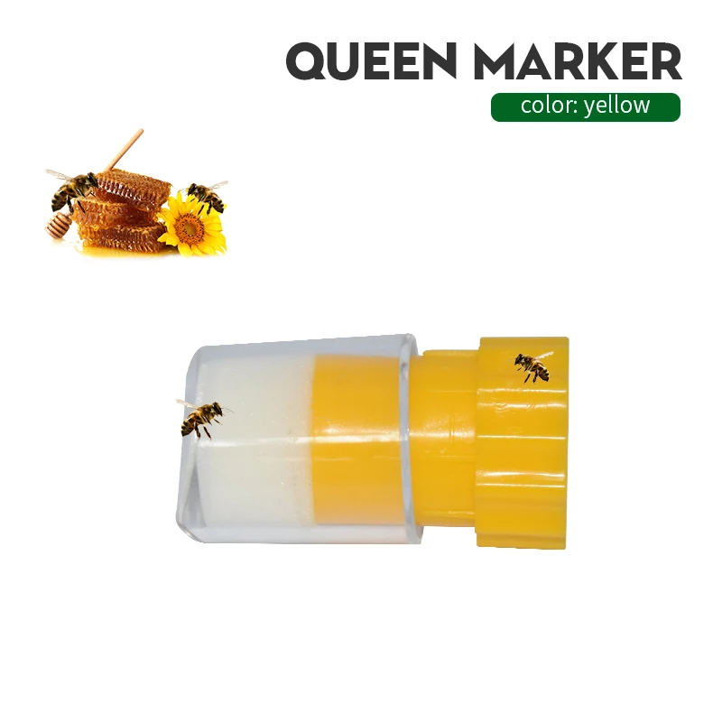 2 шт. желтый пчеловодческий инструмент маркер Queen подходит для флакона Bee