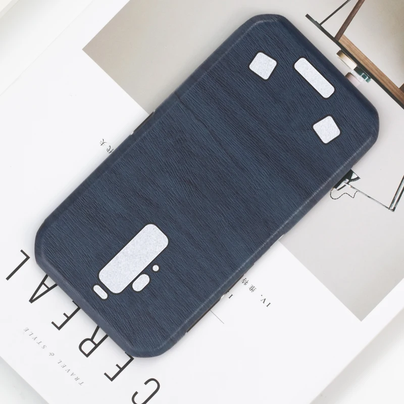 Wood grain PU Leather Phone Case For Blackview BV9700 Pro Soft Silicone Gel Back Shell |