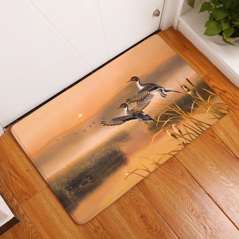 2017 новые ковры с принтом орла Нескользящие кухонные коврики для дома гостиной 40x60