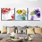 HD печать 3 панели картины холст печать натюрморт живопись Настенная живопись для гостиной украшение дома