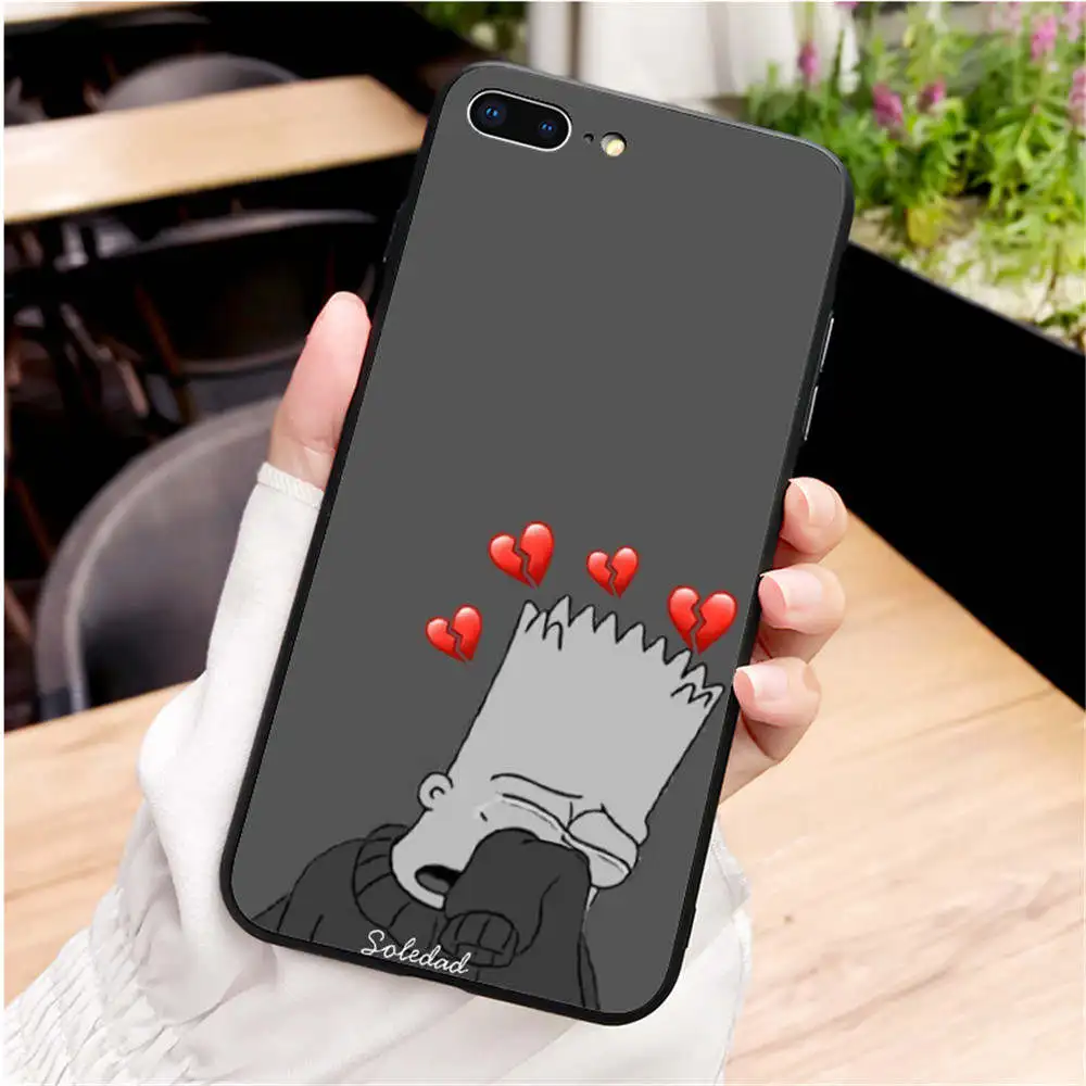 Хип-хоп рэппер xxxtentacion bad vibes forever lil peep Мягкий Силиконовый ТПУ чехол для телефона для iPhone MAX XS XR X10 5 6 7 8Plus - Цвет: TPU
