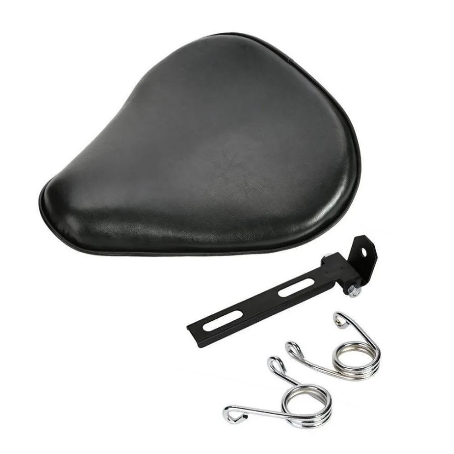 

Black Driver Solo Seat + 3" Bracket Kit For Harley Davidson Sportster Softail