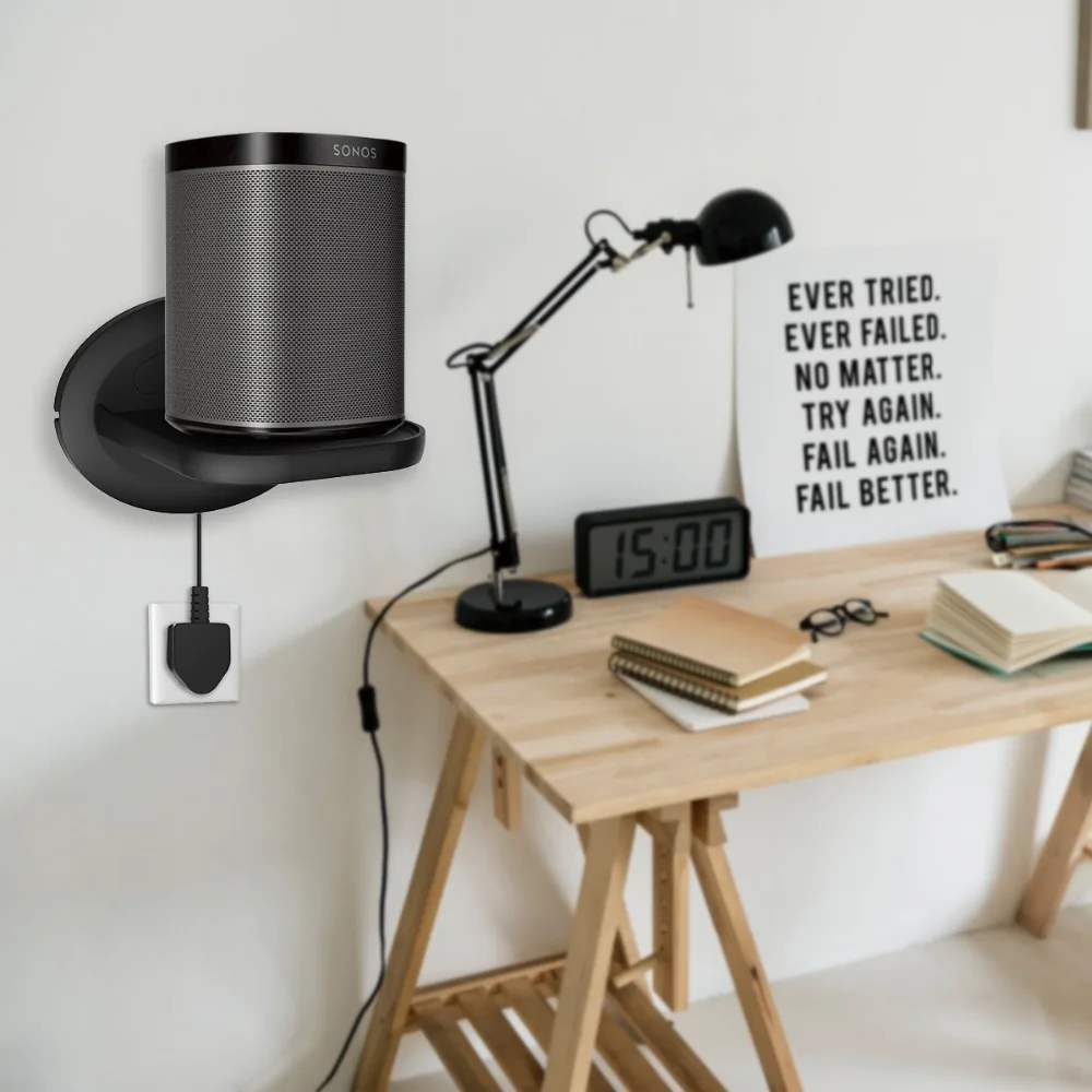 Настенное крепление для Sonos Google Home WiFi безопасности держатель камеры Bulit-in кабель