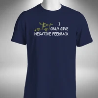 i only give negative feedback mens t shirt funny computer circuit board