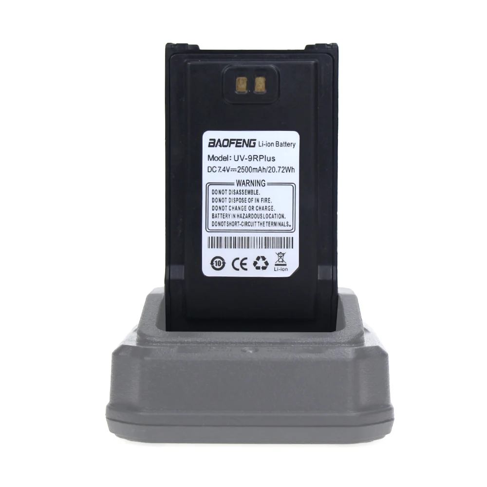 Водонепроницаемый Baofeng UV-9R Plus Walkie Talkie Аккумулятор 7,4 V 2500mAh литий-ионный аккумулятор для Baofeng UV-9R Plus