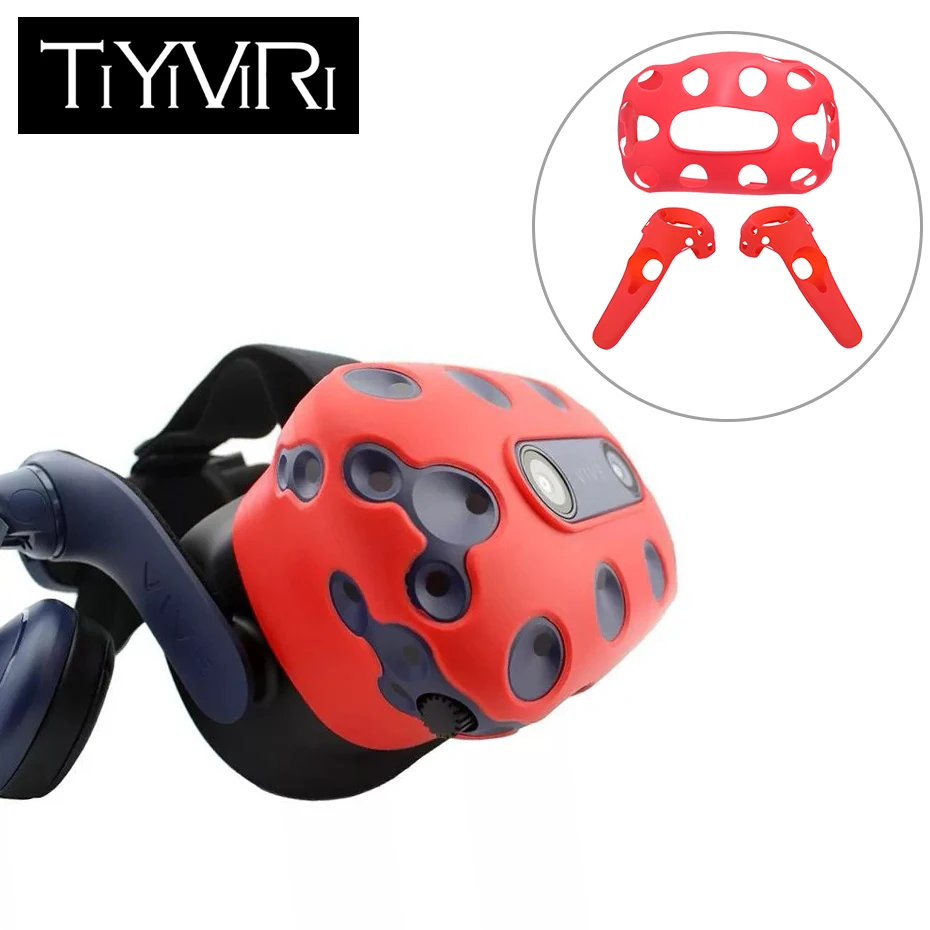 Для HTC VIVE PRO VR гарнитура виртуальной реальности силиконовая резина очки шлем