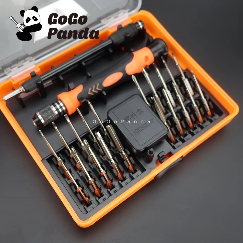 Бесплатная доставка Набор отверток 23 в 1 с 45 мм пескоструйными никелированными