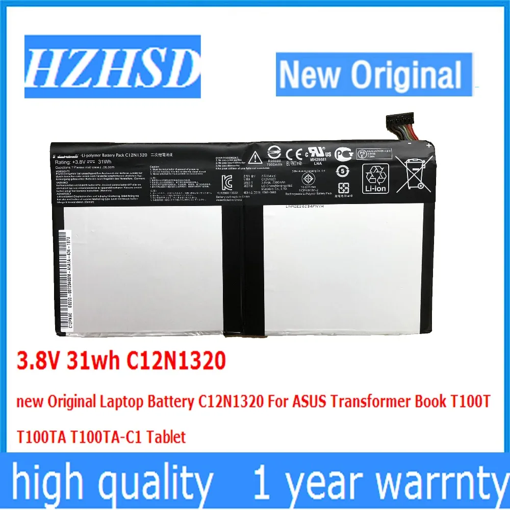 

3.8V 31wh C12N1320 new Original Laptop Battery C12N1320 For ASUS Transformer Book T100T T100TA T100TA-C1
