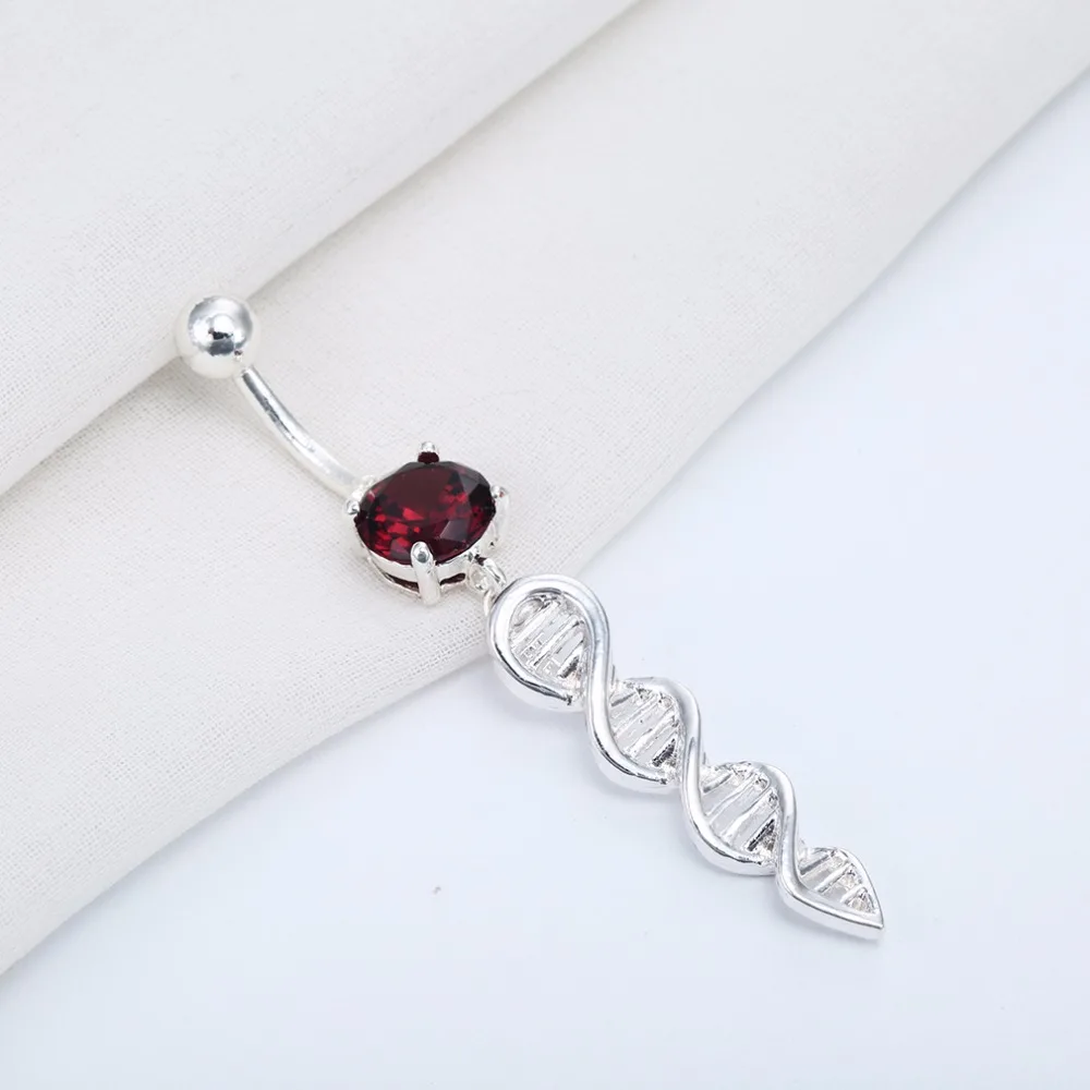 Женское кольцо штанга для пирсинга живота из медицинской стали|piercing body jewelry|body