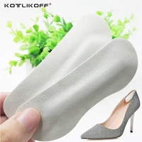 100 pairs pu sticky invisible back heel pads cushion insert pads for high heel shoes grip adhesive liner foot care insoles