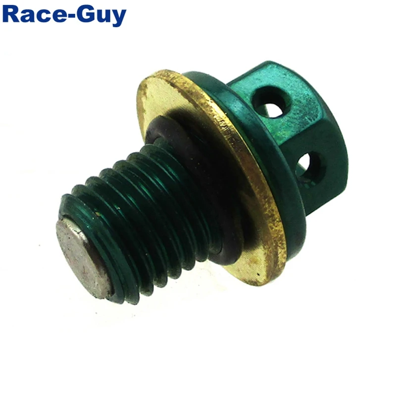 Зеленый магнитный масляный дренажный болт штепсельная Вилка для Lifan YX Zongshen