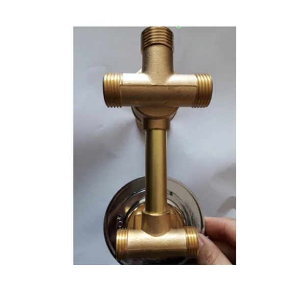 3 ways Screw thread Mttuzk в настенный 2/3/4/5 способов водоотводная Труба латунный душевой кран винт и интубации для душа душевая комната смесительный клапан - Цвет: 3 ways Screw thread
