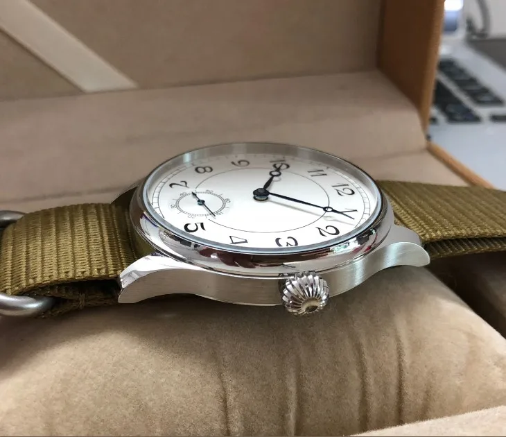 Сапфировое стекло 44 мм GEERVO Asian 6498 17 jewels механические мужские часы с ручным заводом механические часы с белым циферблатом gr284