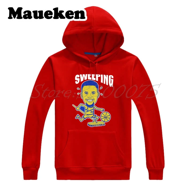 Мужские толстовки с капюшоном Stephen Curry 30 теплые золотистого цвета W17112621|men