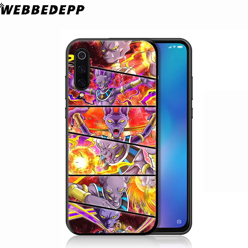 WEBBEDEPP Dragon Ball Z Whis beerus Soft Case for Xiaomi Mi 9T 9 8 SE 6 A1 A2 A3 Lite MiA1 MiA2 MiA3 F1 MAX 3 Mi8 CC9E CC9 |