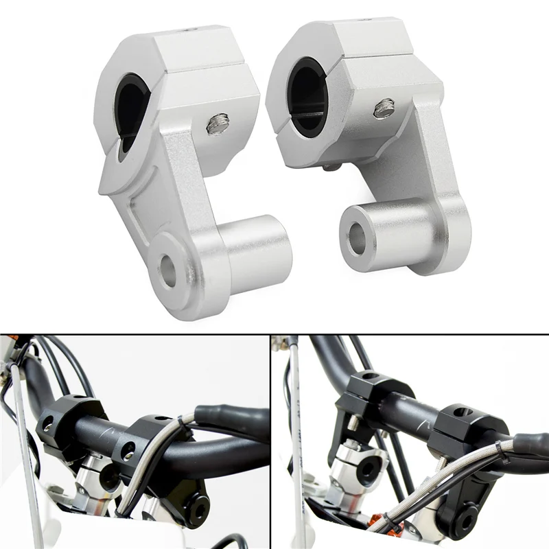 NICECNC 7/8 &quot22 мм руль ручка жир бар зажимы Riser удлинитель крепления переходника для