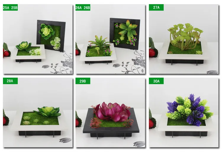 Креативные 3D Искусственные растения для дома Наклейка на стену украшение из смолы цветок гостиная магазин орнамент аксессуары