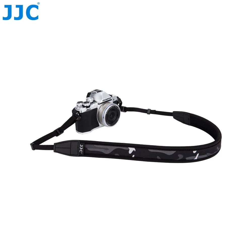 JJC Mirrorless Camera Shoulder Neoprene 124cm Length DSLR Sling Belt Ring ang Lug Protector Colourful Adjustable Neck Strap For