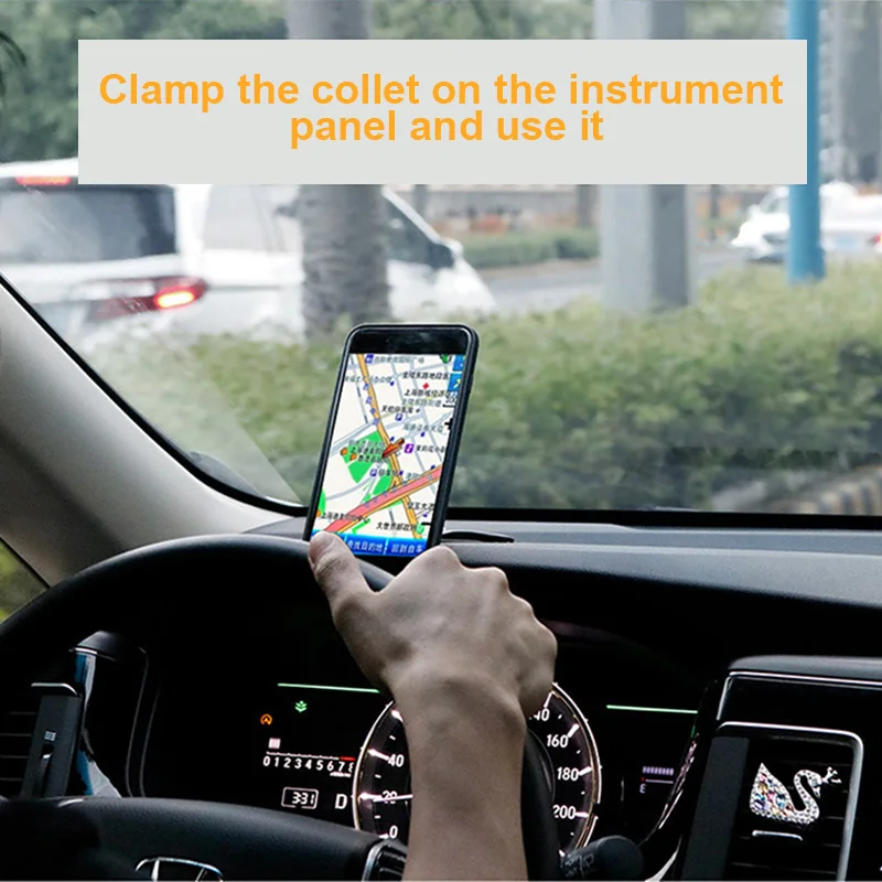 

Hot Magnetic Phone Car Holder Universal 360 Rotation Phone Holder Stand for iPhone Smartphones GPS JLD