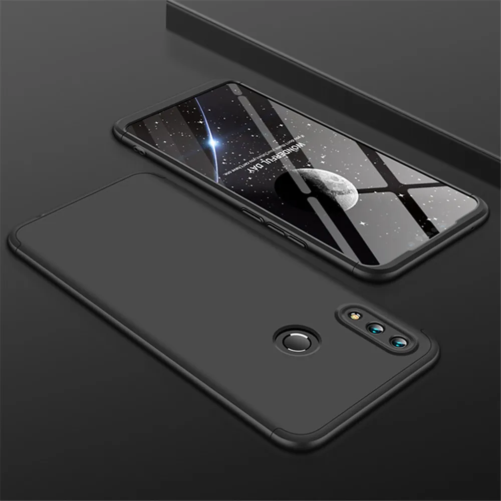 For Huawei p20lite nova3e Y7 prime nova2 lite enjoy8 honor 7c case GKK 360 Protection Hard Hybrid PC 3 In 1 Design Matte Cover |