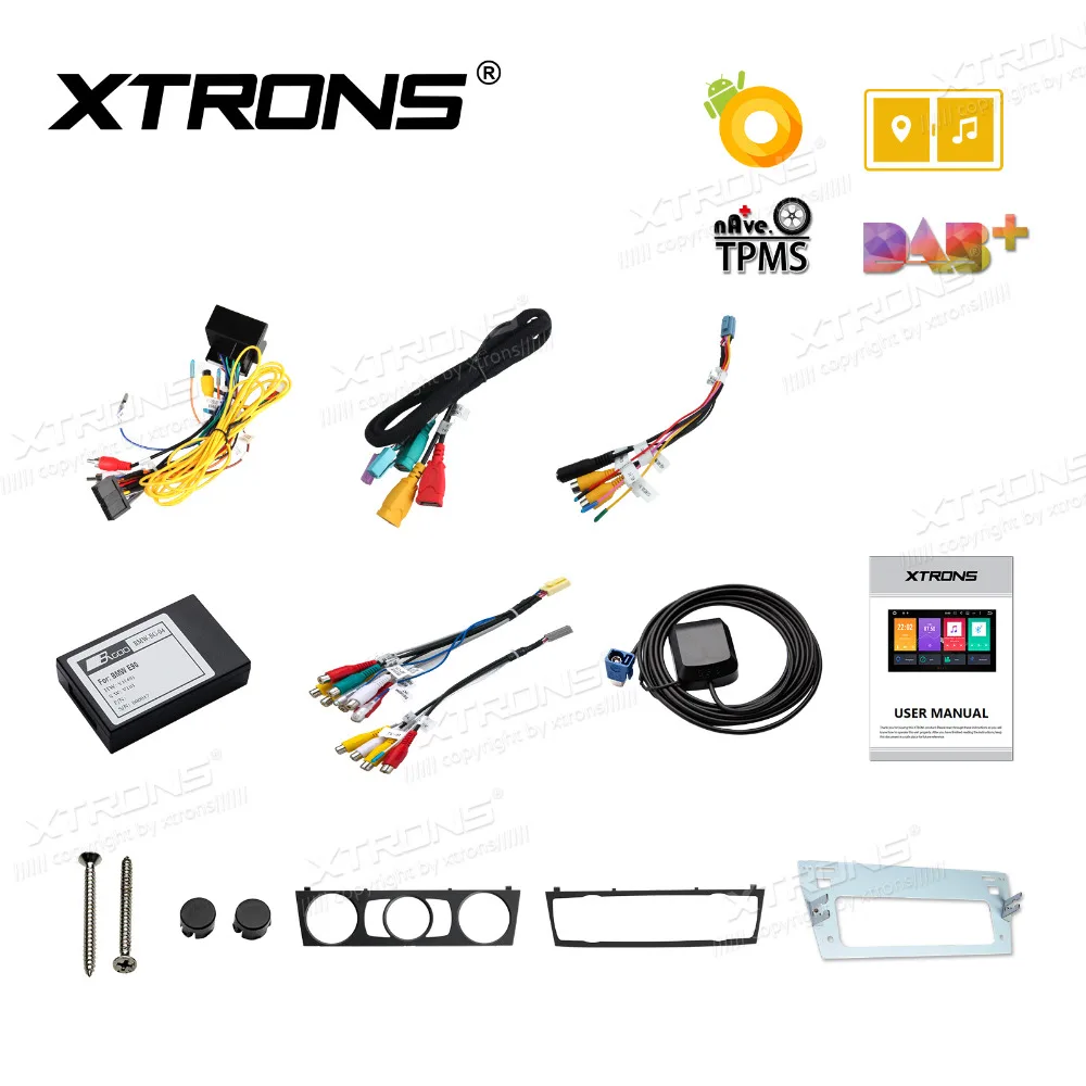 XTRONS 9 "Android 8 0 радио мультимедиа автомобильный стерео плеер GPS DAB без DVD для BMW E90