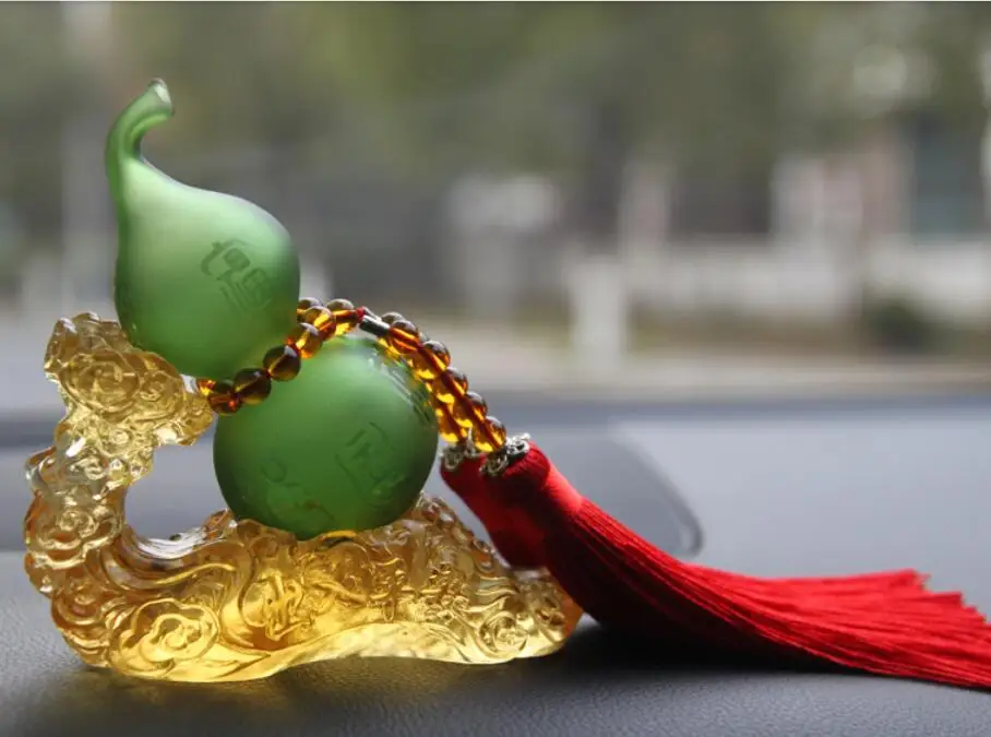 Car perfume car Decoration seat ornaments creative glass gourd | Figurines &amp Miniatures