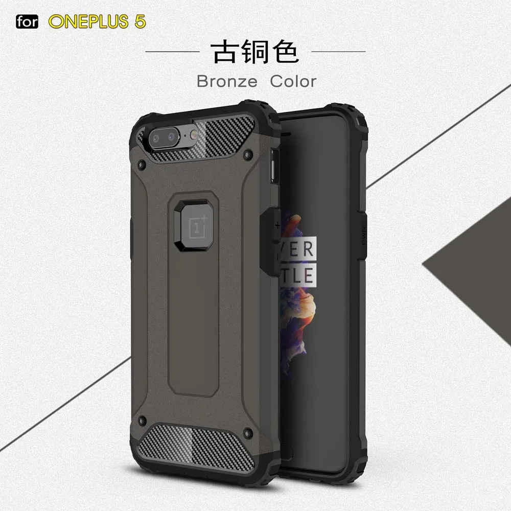Противоударный чехол-броня Coque 5.5For Oneplus 5 Чехол для Oneplus One Plus 5 Oneplus5 A5000 телефона чехол-лента на заднюю панель
