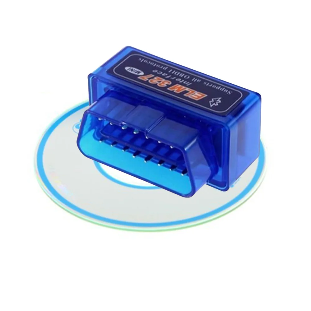 Новый V2.1 Синий Супер Мини Автомобильный Bluetooth ELM 327 OBD2/OBDII ELM327 автоматический