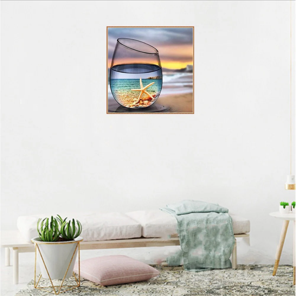 4 шт. алмазная живопись сделай сам 5D вышивка картина Стразы Вышивка крестом