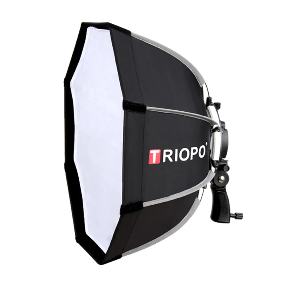 Triopo 90 см 65 см 55 см Speedlite переносной восьмиугольный зонтик софтбокс+ сотовая сетка для внешней вспышки софтбокс для Canon Nikon Godox