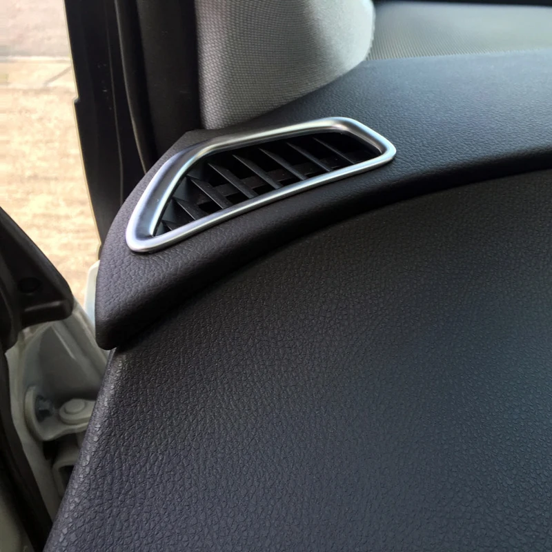 Стайлинг автомобиля 2 шт. ABS Матовая Внутренняя Передняя Верхняя Рамка