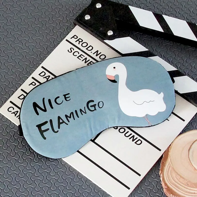 1 шт. маска для сна милая с уткой мягкая &quotдышащая&quot ткань путешествий