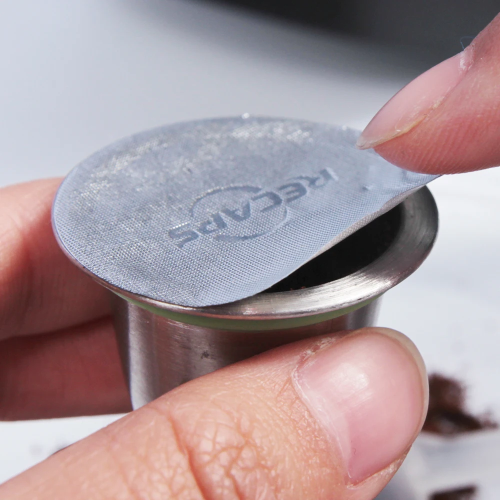 Recaps многоразовые Многоразовые капсулы из нержавеющей стали для Nespresso оригинальные машины