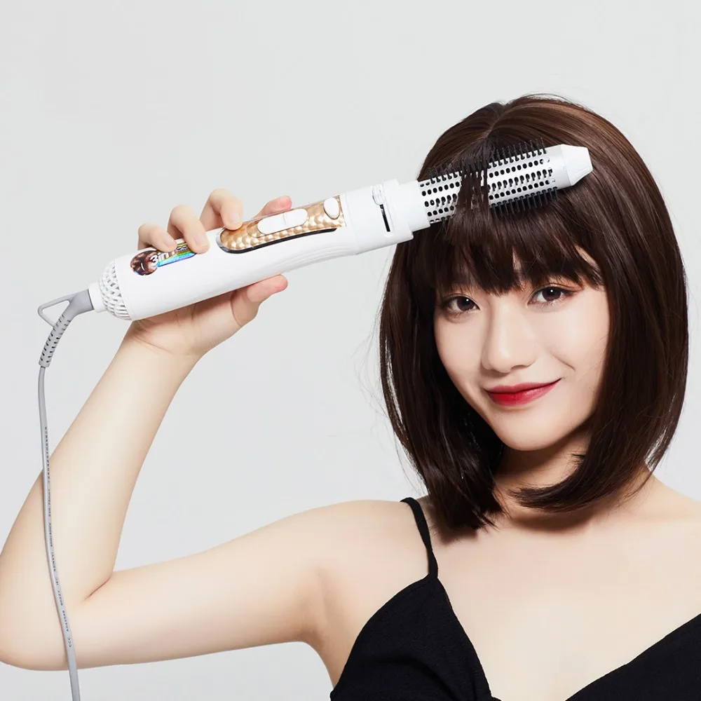 Xiao mi jia Wellskins 4 в 1 отрицательный ион горячий воздух mi гребень комплект щетка для горячей укладки волос фен для волос стиль волос фен сухой выпрямитель локон