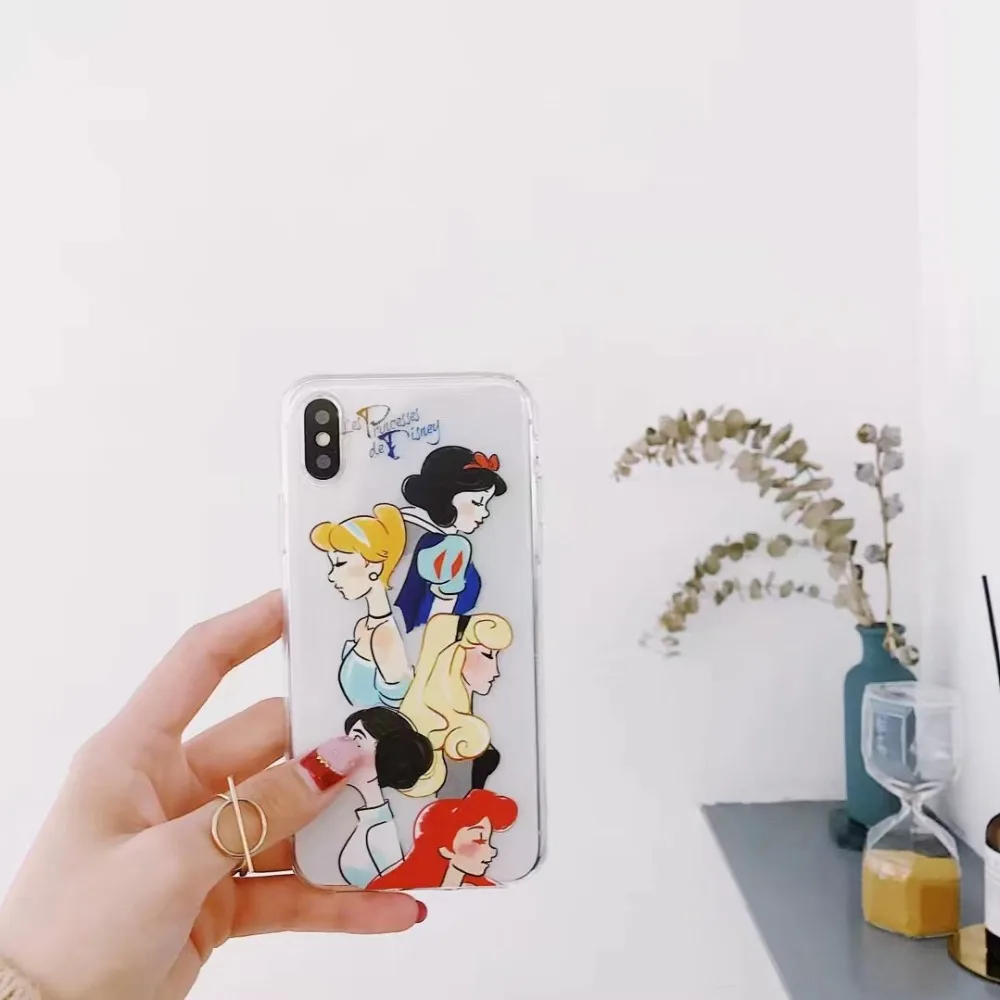 ORYKSZ чехол для iPhone 6 ase роскошный силиконовый телефона X 6s 7 8 plus прозрачный с