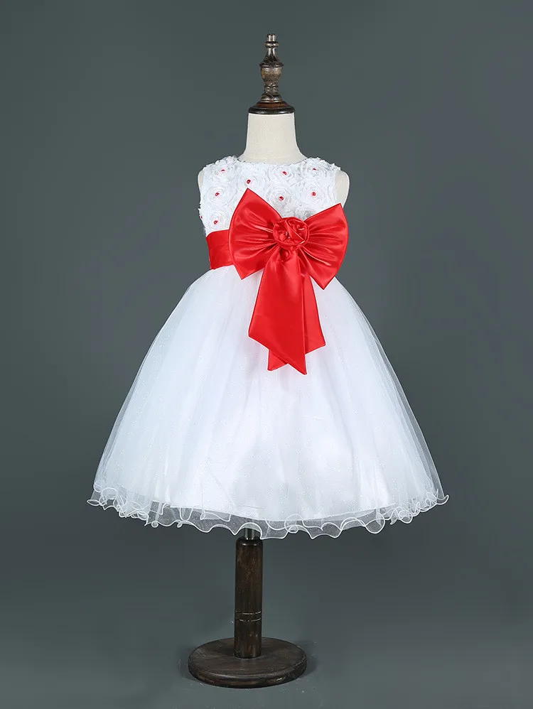 Новинка 2016 платья для девочек с цветочным принтом и поясом бантом фиолетовые