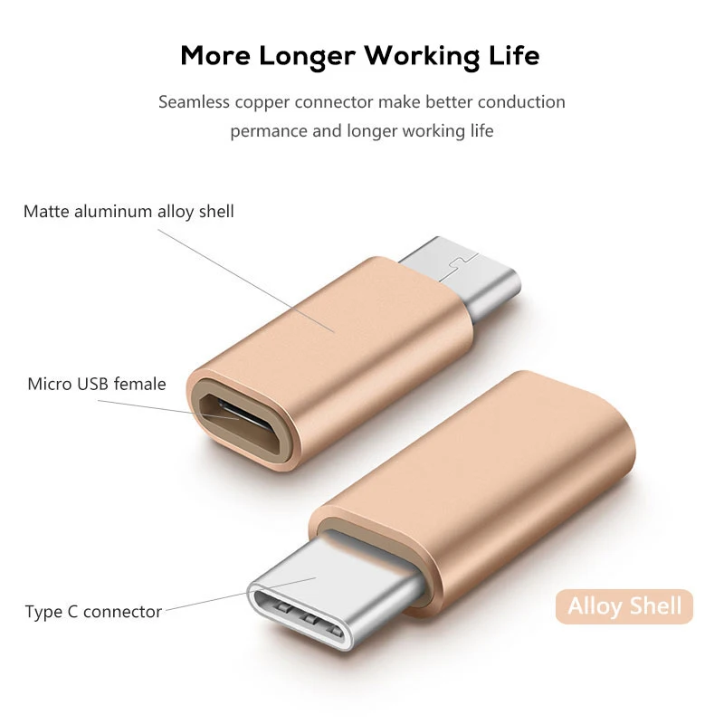 EECPT 10 упаковок OTG Type C адаптер USB к Micro кабель Type-C Коннектор для Macbook Samsung S9 S8 Huawei P20 P10 |