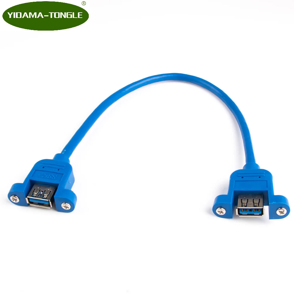 Кабель удлинитель USB 3 0 Мама мама с гайками M3|Компьютерные кабели и разъемы| |