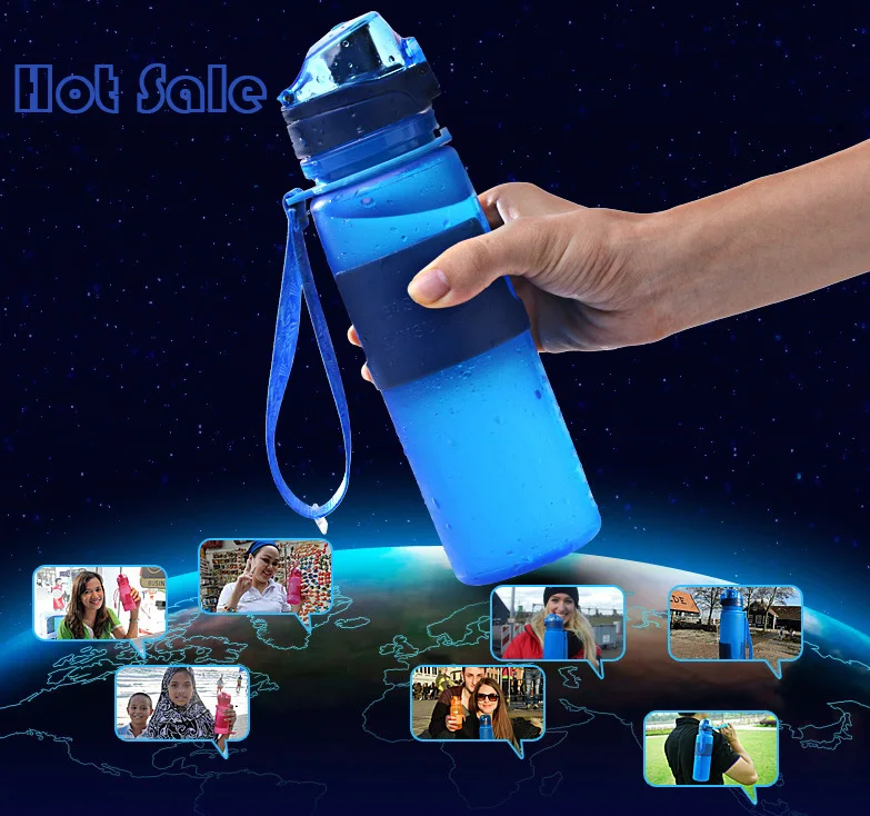 2018 Горячая портативная 650 мл силиконовая складная бутылка для воды скалолазание