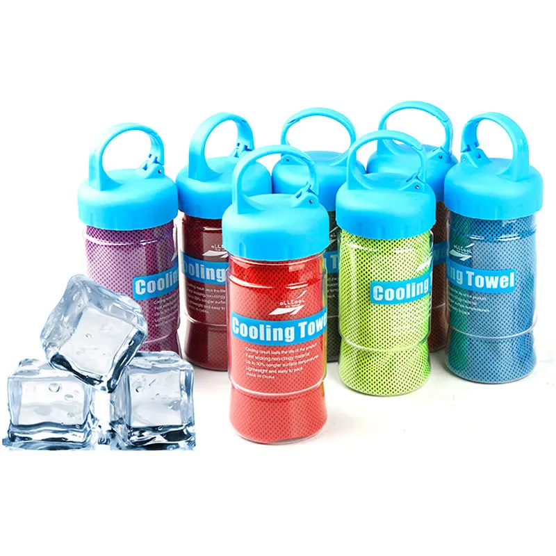 Мгновенное охлаждение спортивные полотенца для велоспорта Бег Тренажерный зал