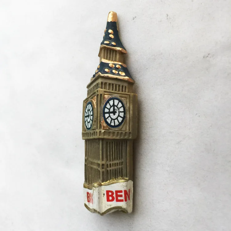 Магнитная наклейка на холодильник Lychee London Big Ben известный Ландшафтный магнит