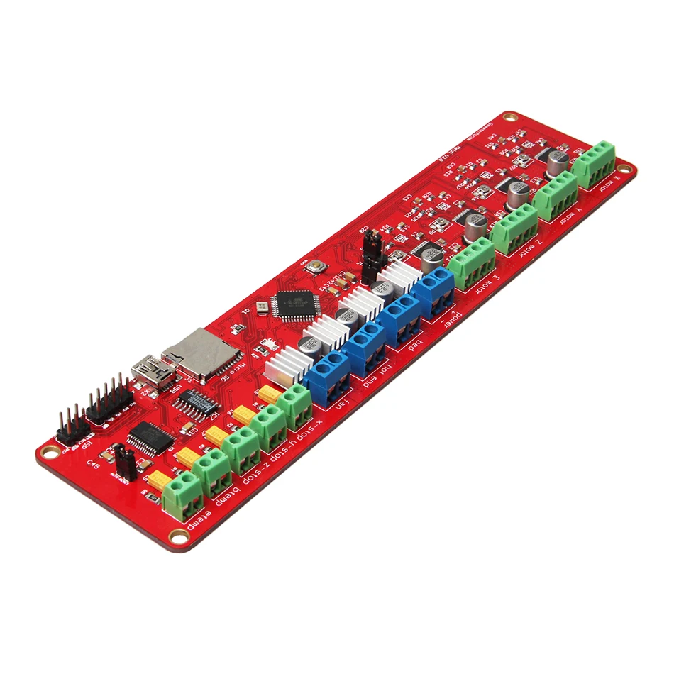 Точный! Geeetech Reprap 3D принтер плата управления 12 В Melzi V2.0 ATMEGA1284P 4 A4988 для Arduino|printer mutoh|usb