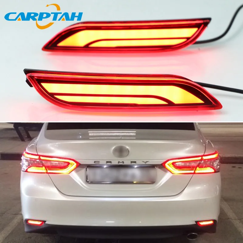 2 шт. светодиодный задний противотуманный фонарь для Toyota Camry SE XSE 2018 2019 водить